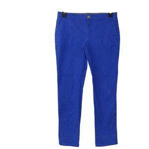 Tommy Hilfiger Womens Blue Chino Pants Cotton‎ Blend Slim Fit Size 6